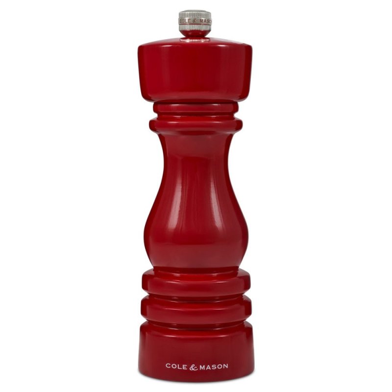 Cole & Mason London Pepper Mill 18cm Red