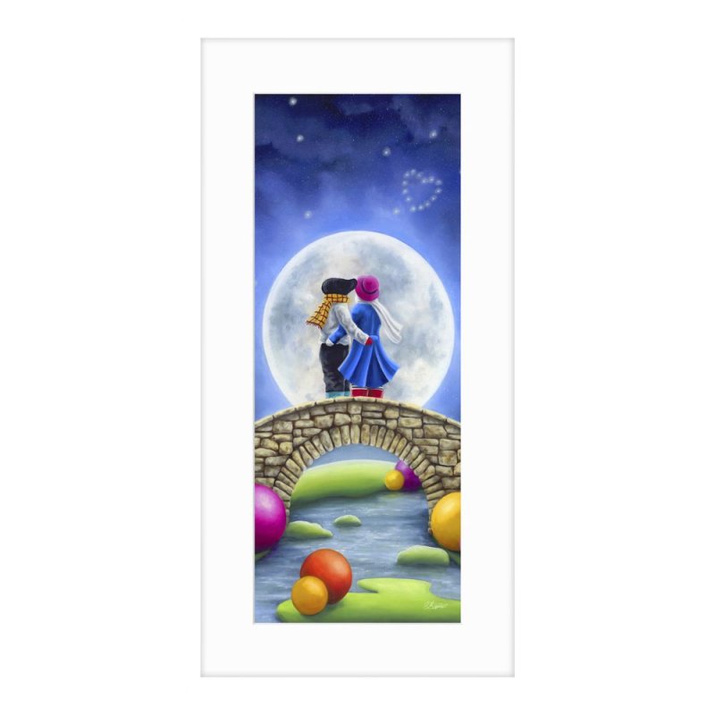 ARTKO There's A Star For Everyone 33.5cm x 63.5cm Picture By Claire Baxter White Frame