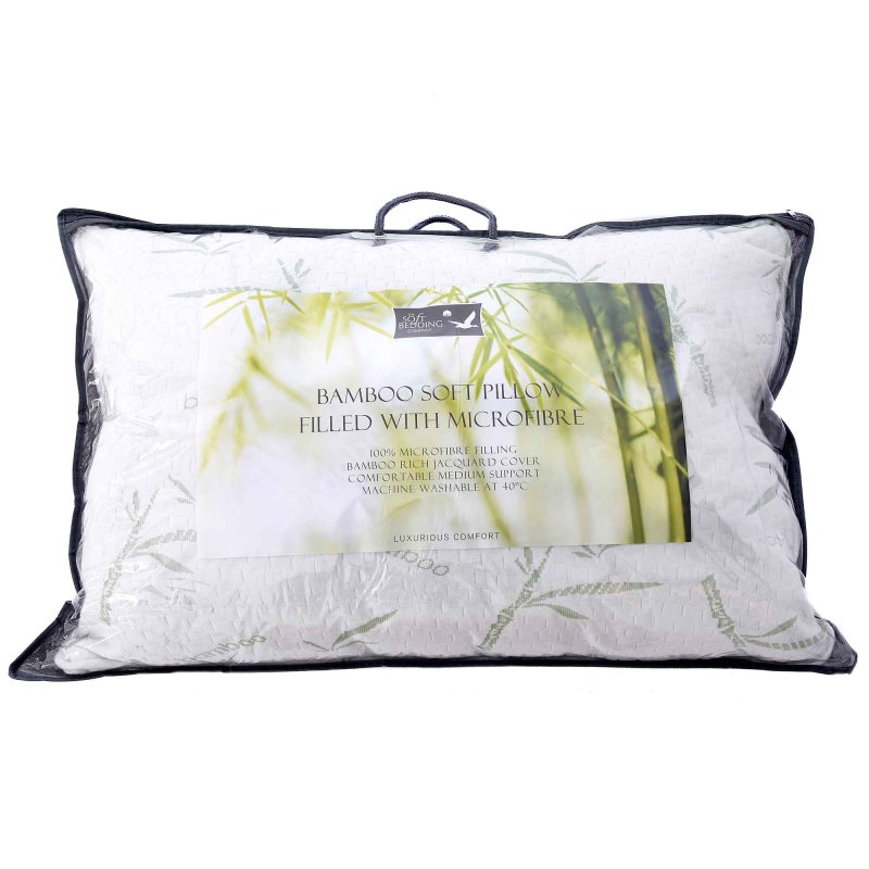 The Soft Bedding Company Bamboo Pillow in Bag