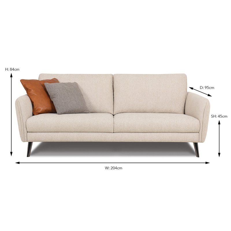 Fabbrica Basel Seater Sofa Fabric Meubles