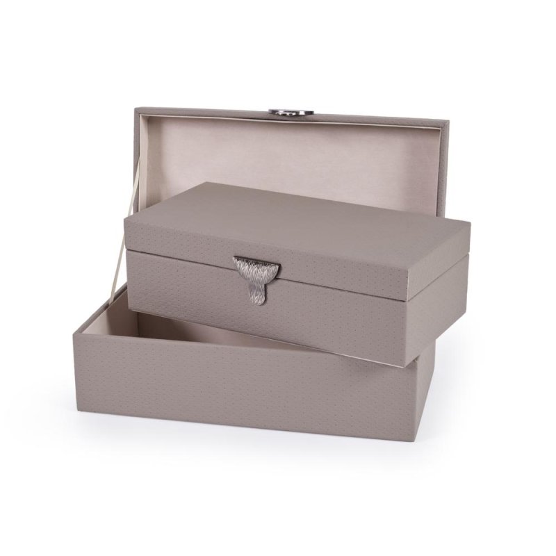 Mindy Brownes Valentina Decorative Box Beige (Set of 2)