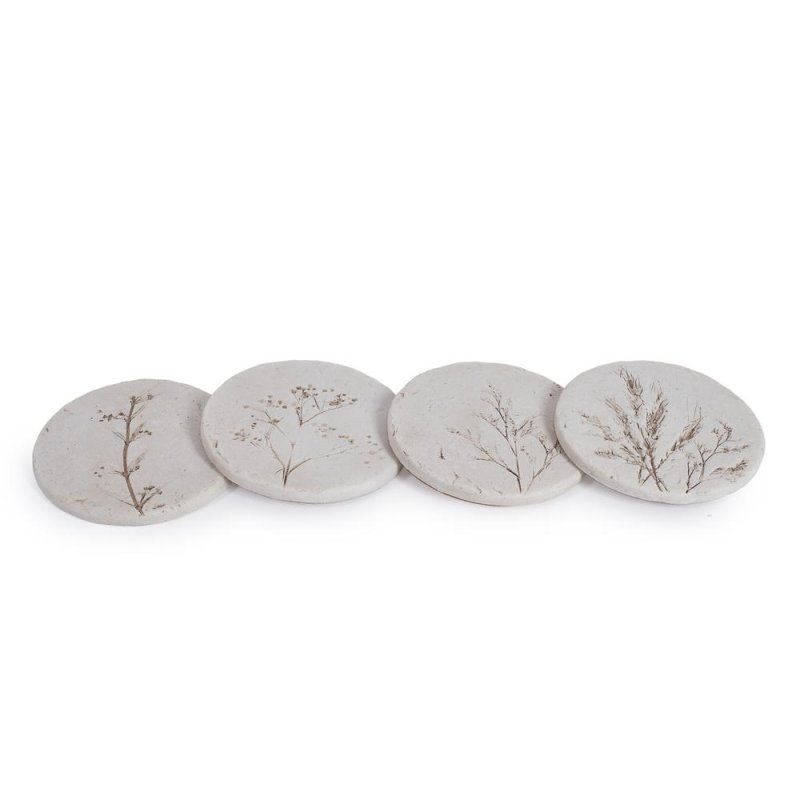 Mindy Brownes Meadows Coasters Stone With Floral Design