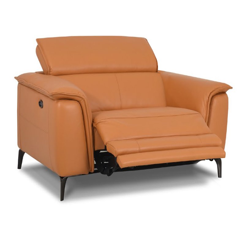 Davos Electric Reclining Large Armchair With USB Port Leather Category 20 BX/NW