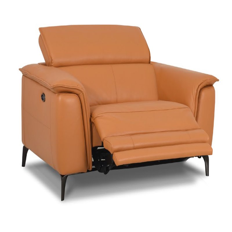 Davos Electric Reclining Armchair With USB Port Leather Category 20 BX/NW