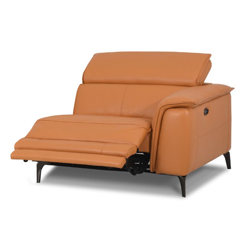 Davos Modular 1.5 Seater Electric Reclining Sofa RHF USB Leather Category 20