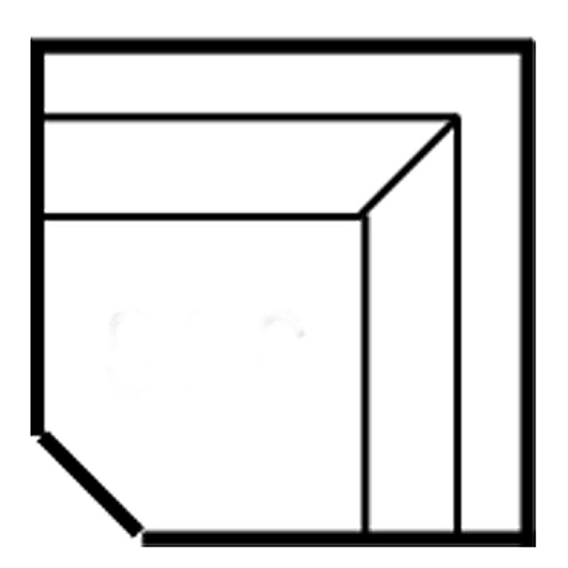 Davos Modular Square Corner Unit Sofa Leather Category 20 BX/NW