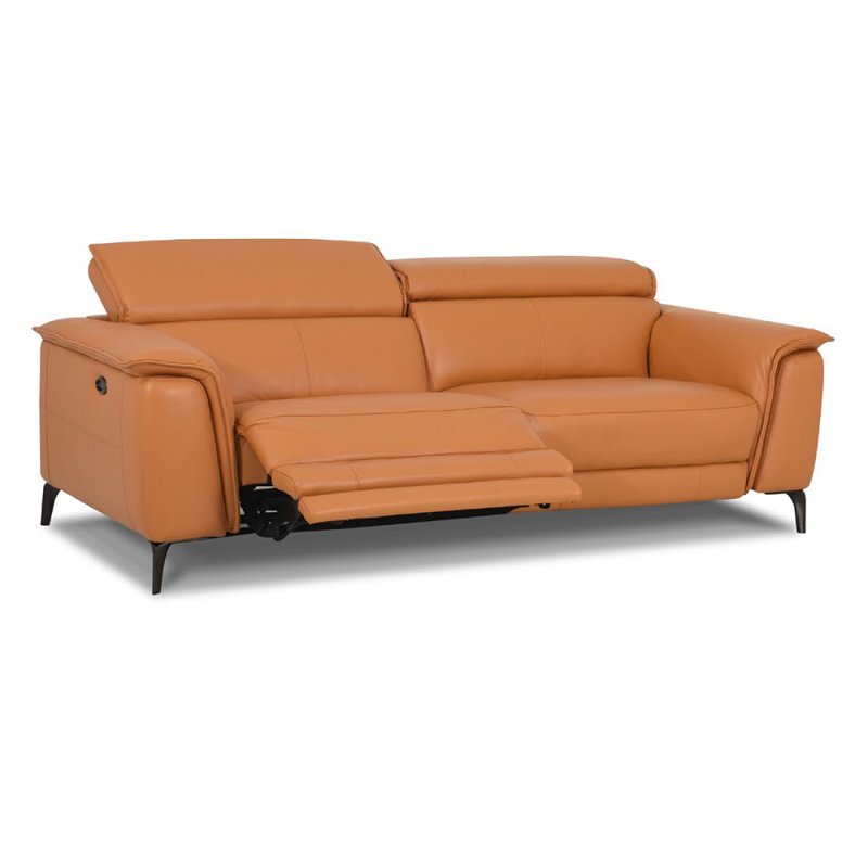 Davos Electric Reclining 3 Seater Sofa With USB Port Leather Category 20 BX/NW