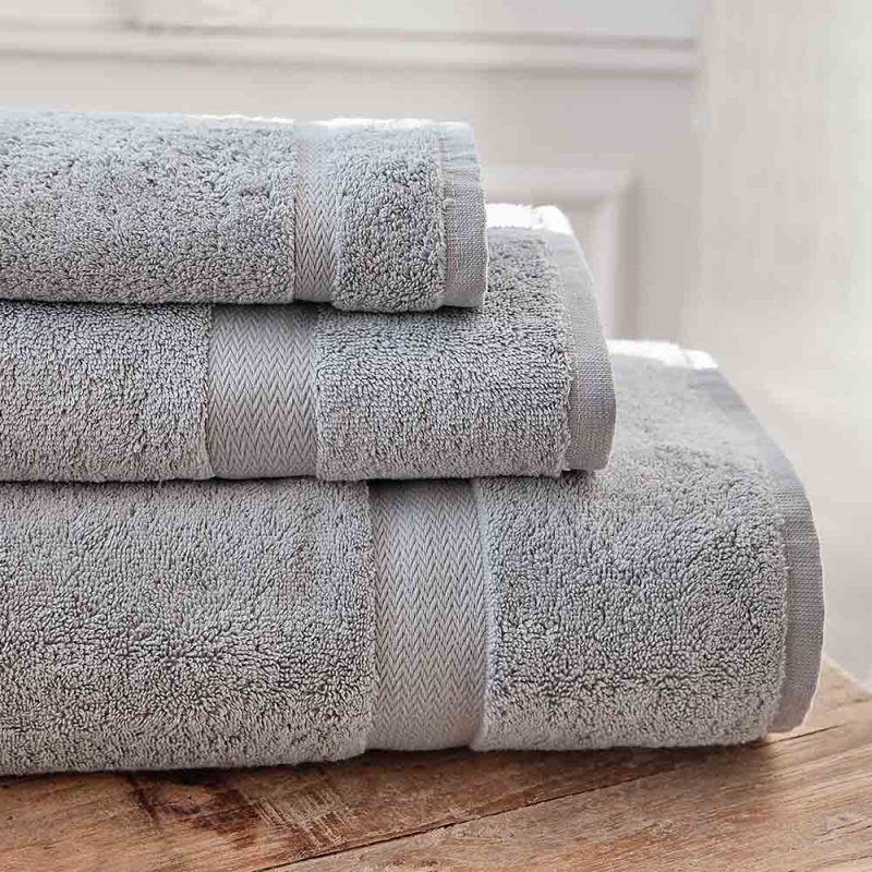 Torres Novas Almonda Bath Towel Silver Grey