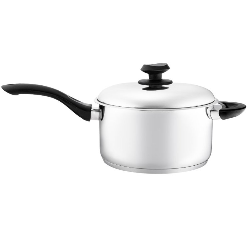 Pendeford Supreme Stainless Steel Saucepan & Lid 22cm