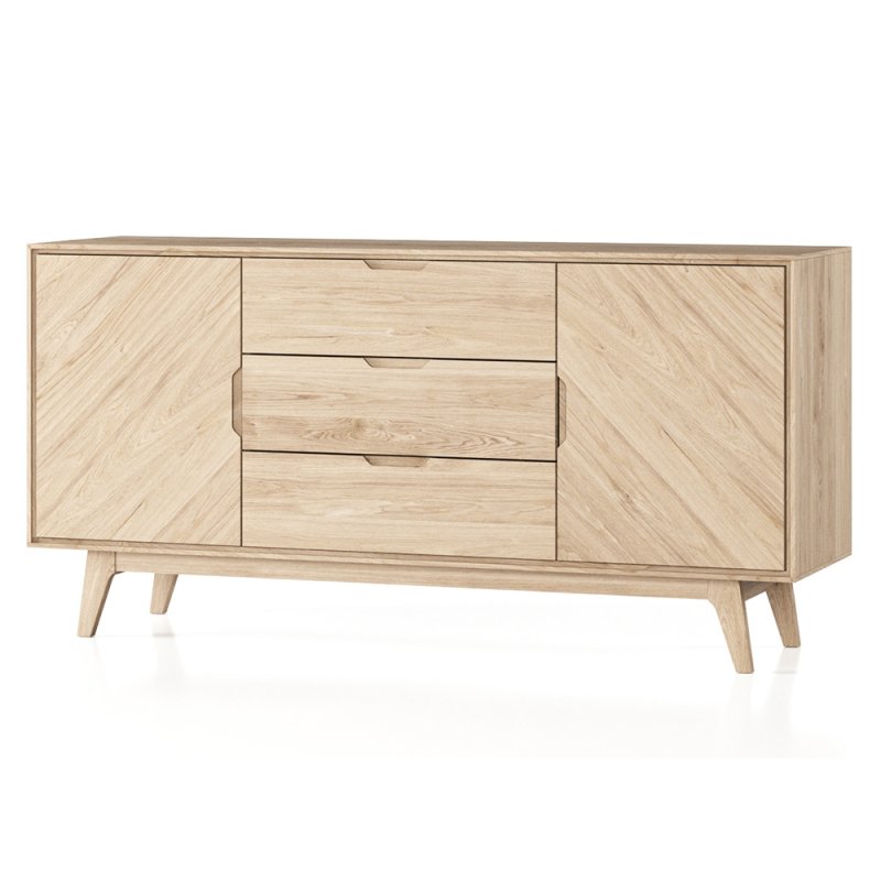 Bua 2 Door & 3 Drawer Sideboard Natural