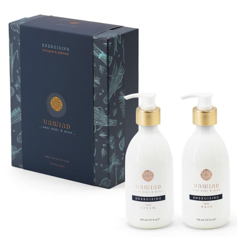 Tipperary Crystal Unwind Collection Energising Hand Wash & Hand Cream