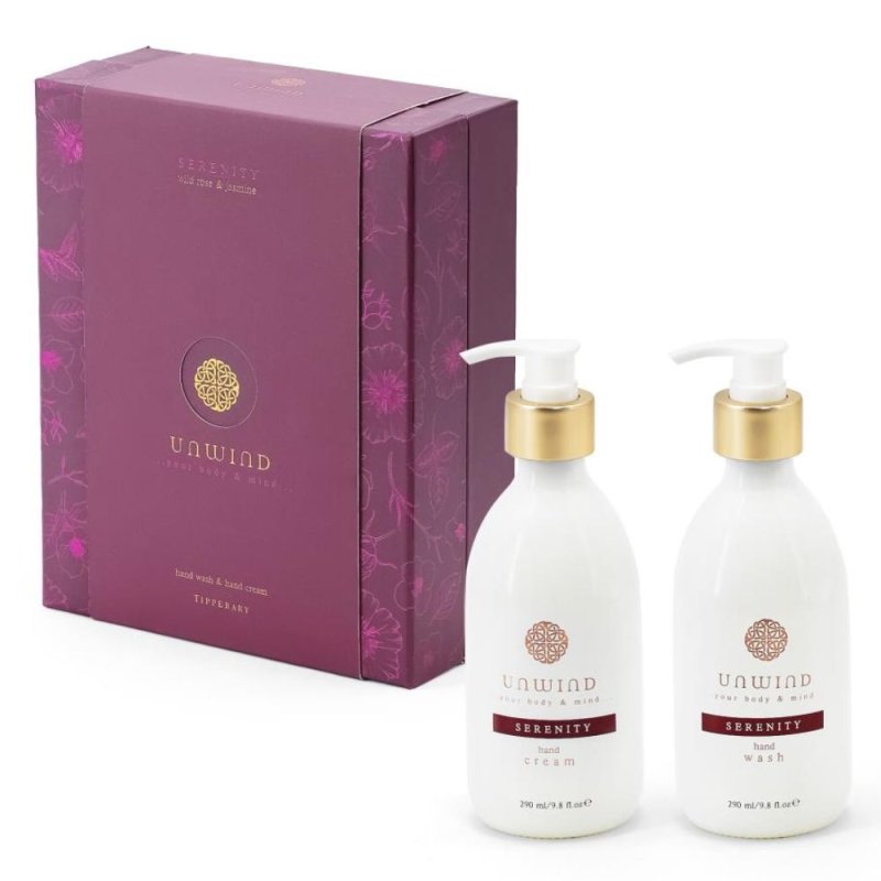 Tipperary Crystal Unwind Collection Serenity Hand Wash & Hand Cream