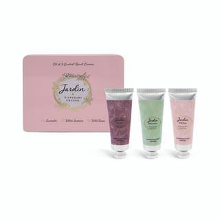 Tipperary Crystal Jardin Hand Cream Set Wild Roses, Lavender & White Jasmine