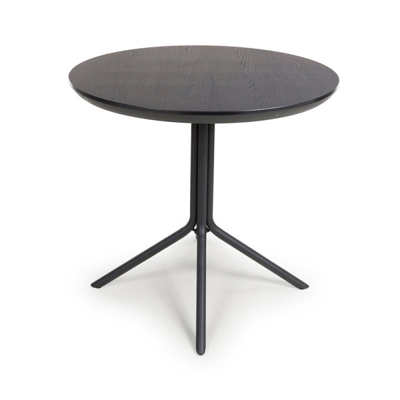 Boston 2 Person Round Dining Table Black 1
