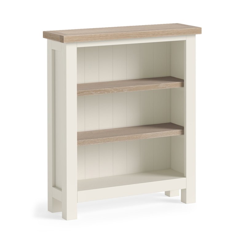 York Low Bookcase Coconut White