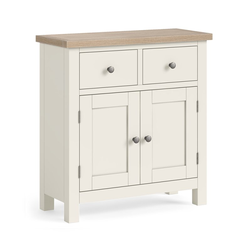 York Small Sideboard Coconut White - Metal Knobs