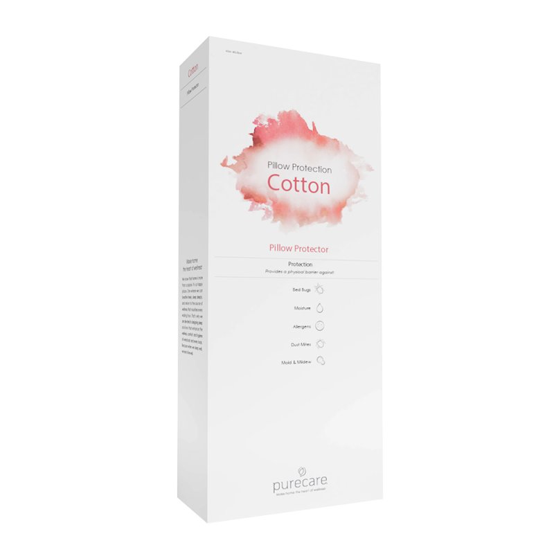 PURECARE Cotton Pillow Protector Waterproof