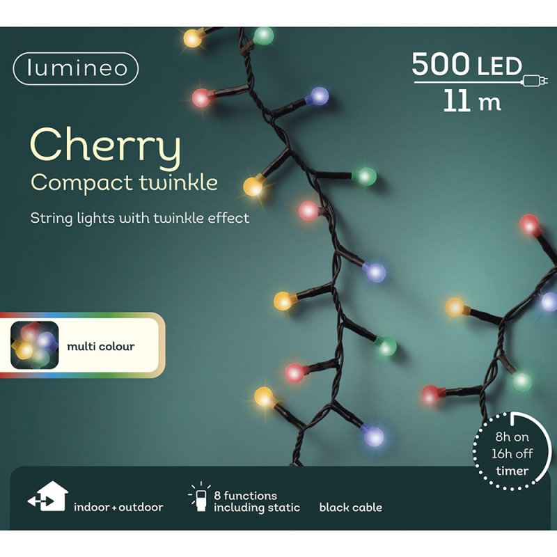 LED Cherry Lights Multicolour 1100cm