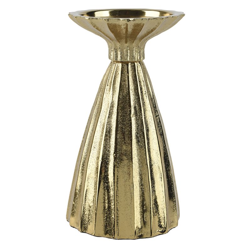 Candleholder Gold 18cm