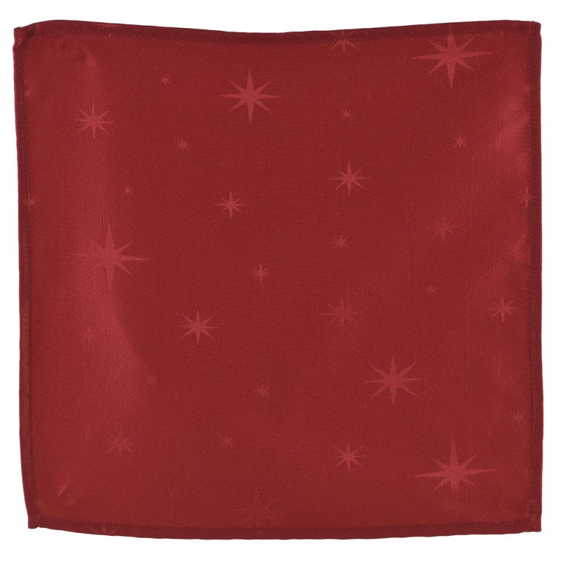 Napkin With Stars Red 40cm x 40cm (Set Of 4) 1
