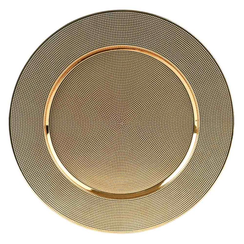 Deco Charger Plate Gold 33cm
