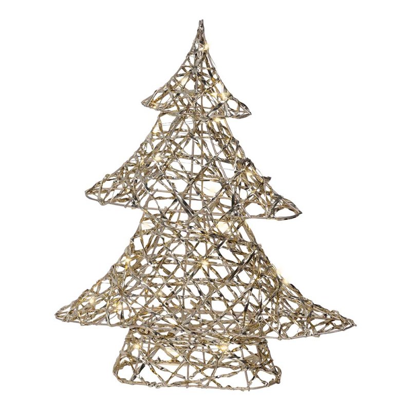 1.3ft/40cm Micro LED Metal Tree Gold 1