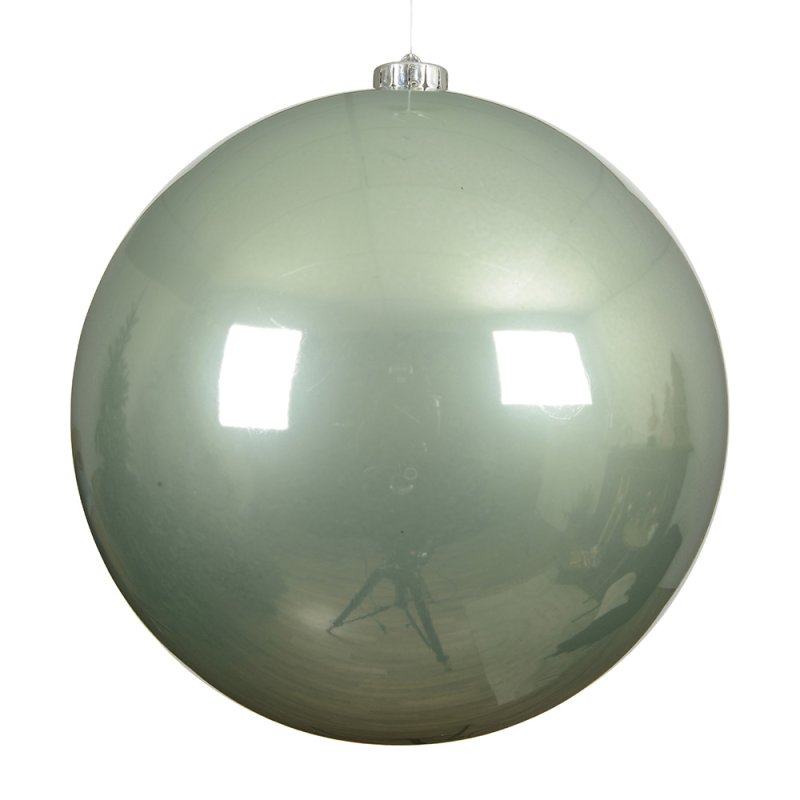 Shatterproof Bauble Shiny Matcha Green 14cm