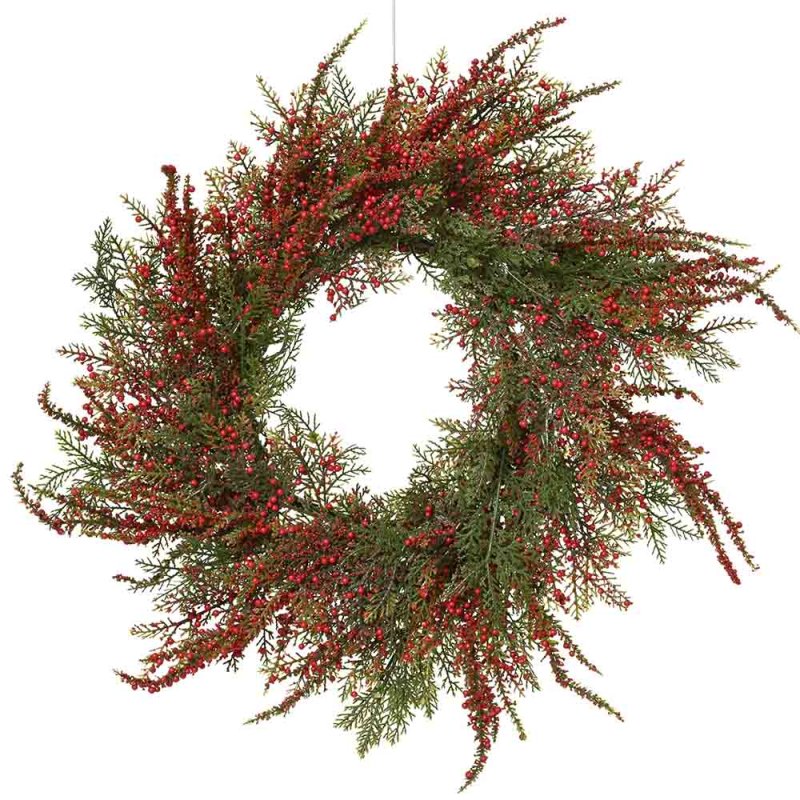 Lushy Red Berry Wreath 50cm