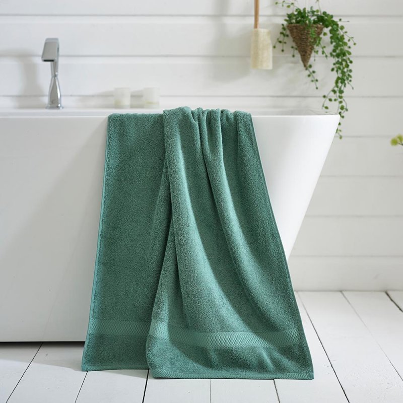Monte Carlo Cotton Towels Mineral Green 2