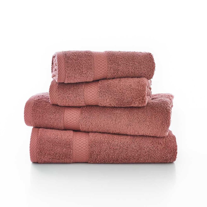 Monte Carlo Cotton Towels Dusky Rose 1