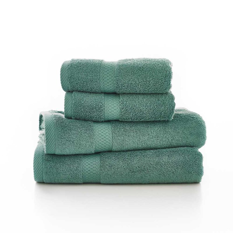 Monte Carlo Cotton Towels Mineral Green 1