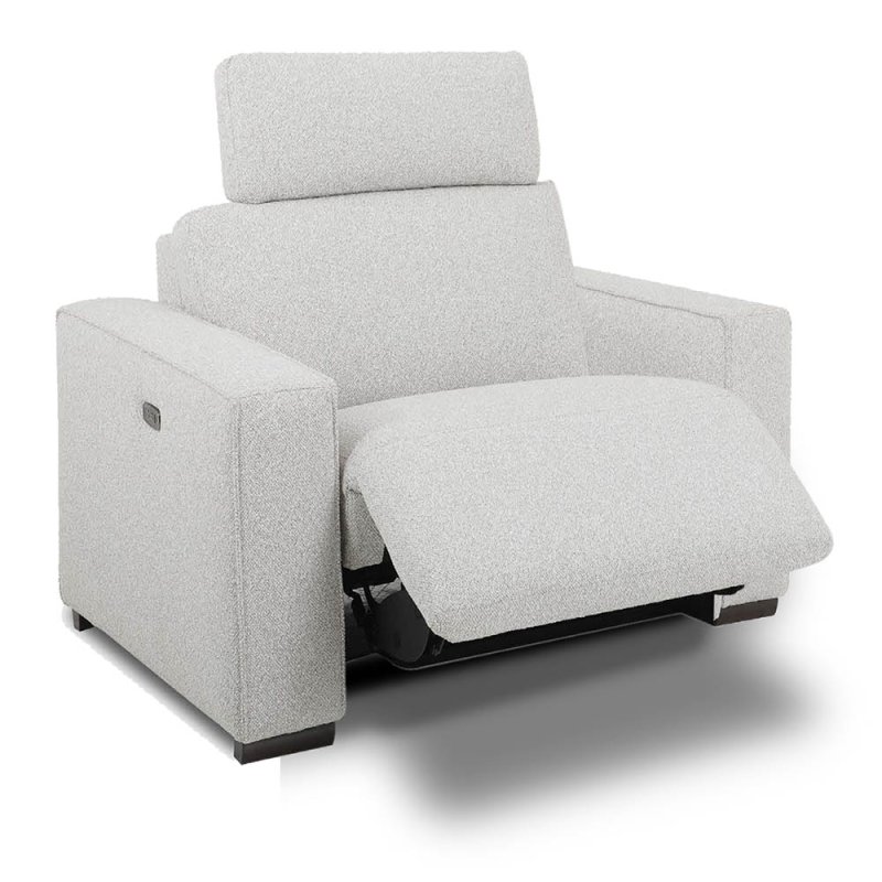 Burano Electric Reclining Armchair With USB Port Fabric