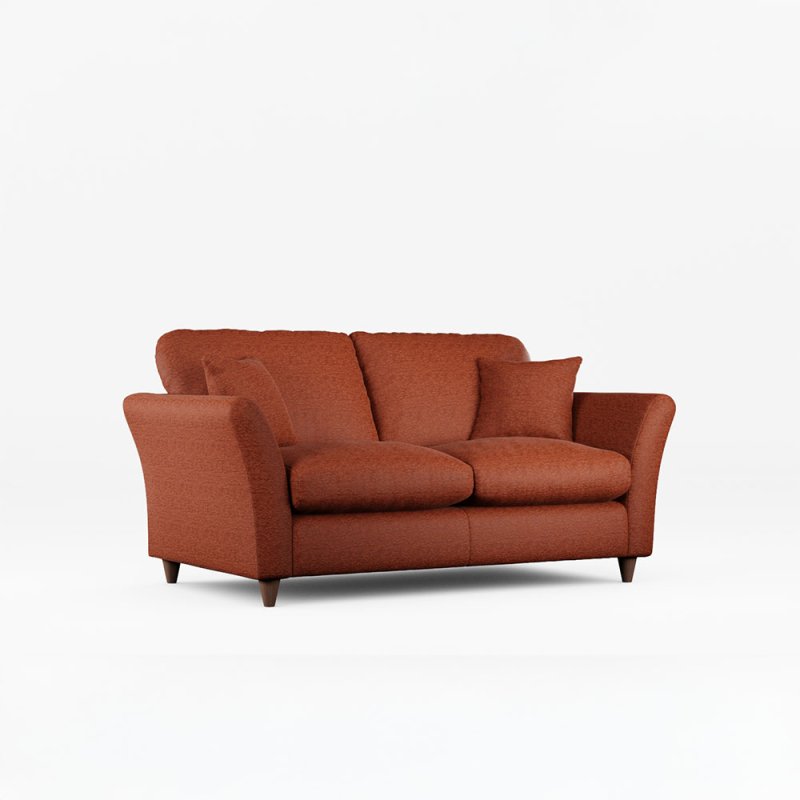 Alpine 2 Seater Sofa Mikah Maple With Country Oak Legs 1