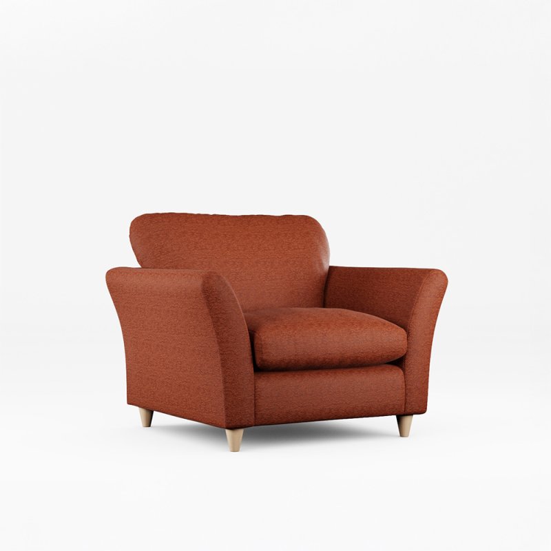 Alpine Armchair Mikah Maple With Country Oak Legs 1