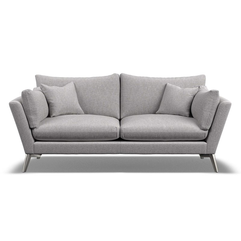 Elba 3 Seater Sofa Foam & Feather Seat Interior Fabric C