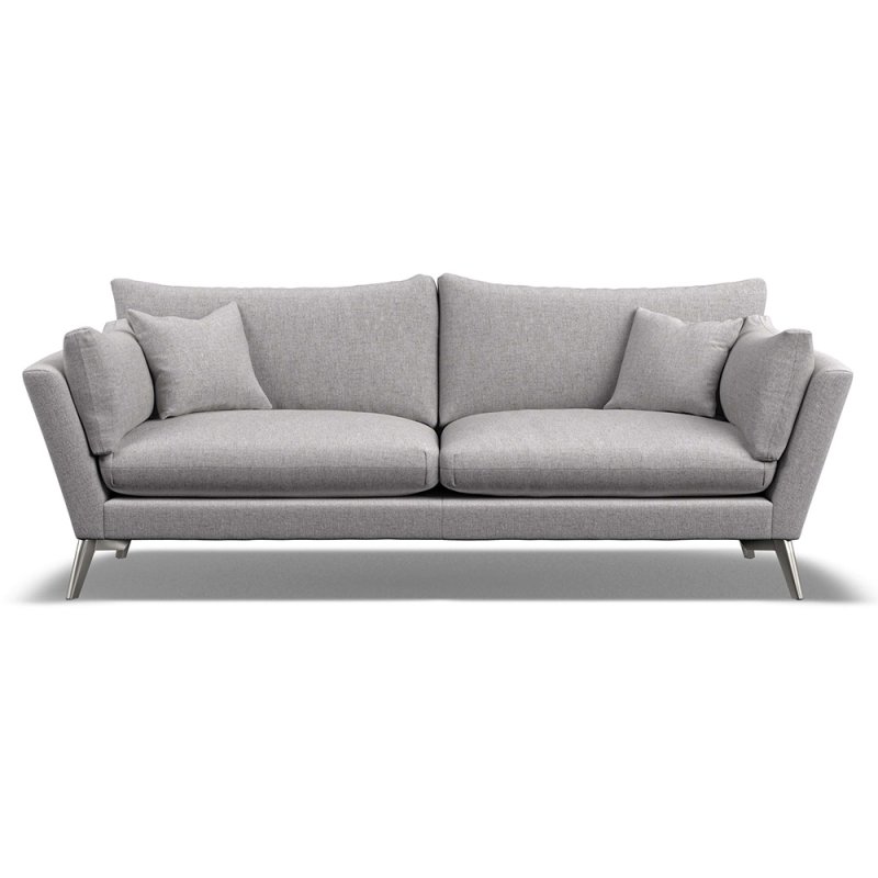 Elba 4 Seater Sofa Foam & Feather Seat Interior Fabric C