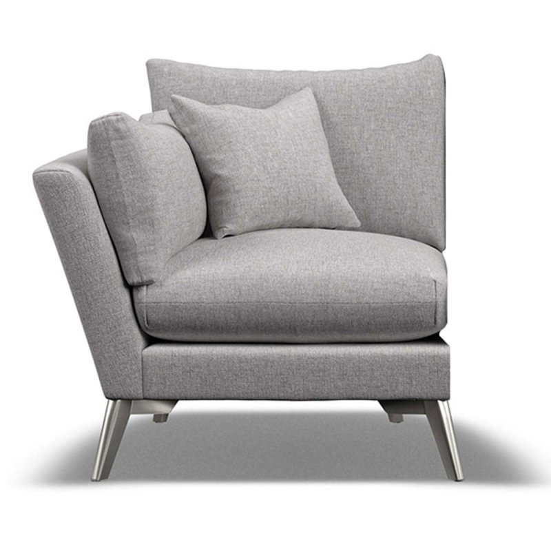 Elba Modular 1 Seater Arm On Left Foam & Feather Seat Interior Fabric C