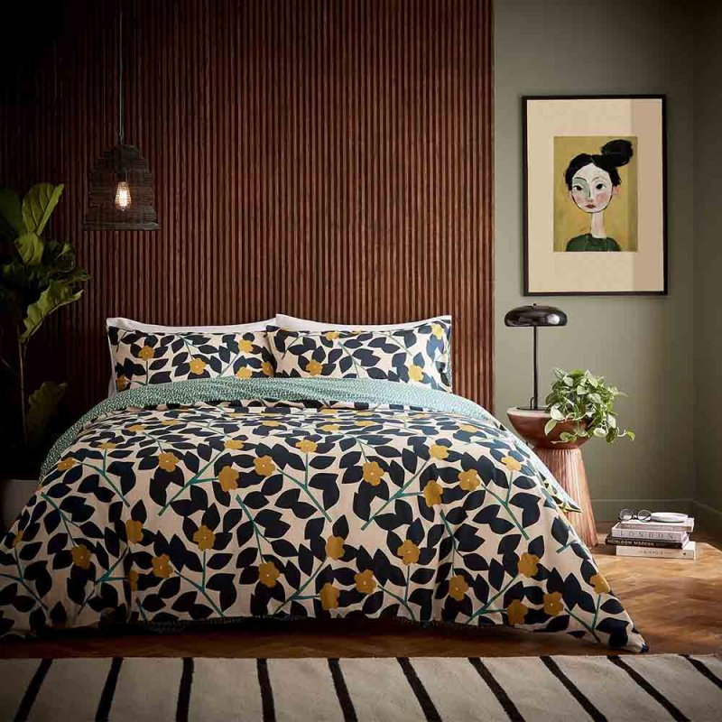 Linnea Duvet Cover Set Double Multicoloured Lifestyle