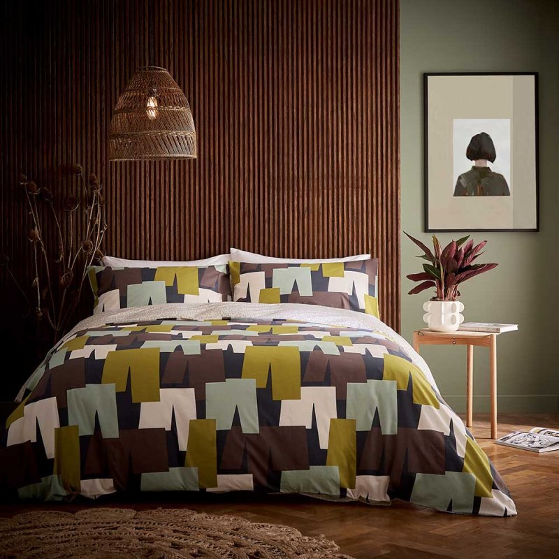 Mika Duvet Cover Set Single Multicoloured Lifestyle