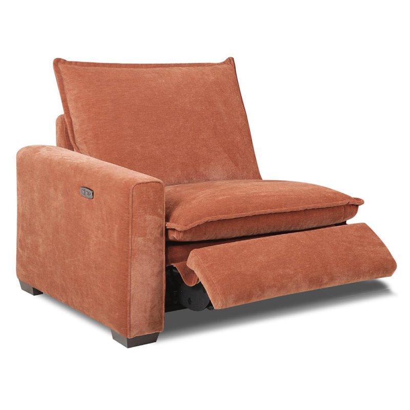 Calais Modular 1 Seater Electric Reclining Arm LHF With USB Port Fabric