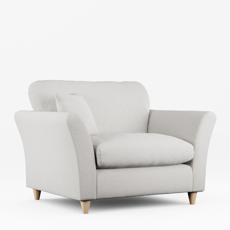 Alpine Snuggler Fabric Minco Grey With Country Oak Leg