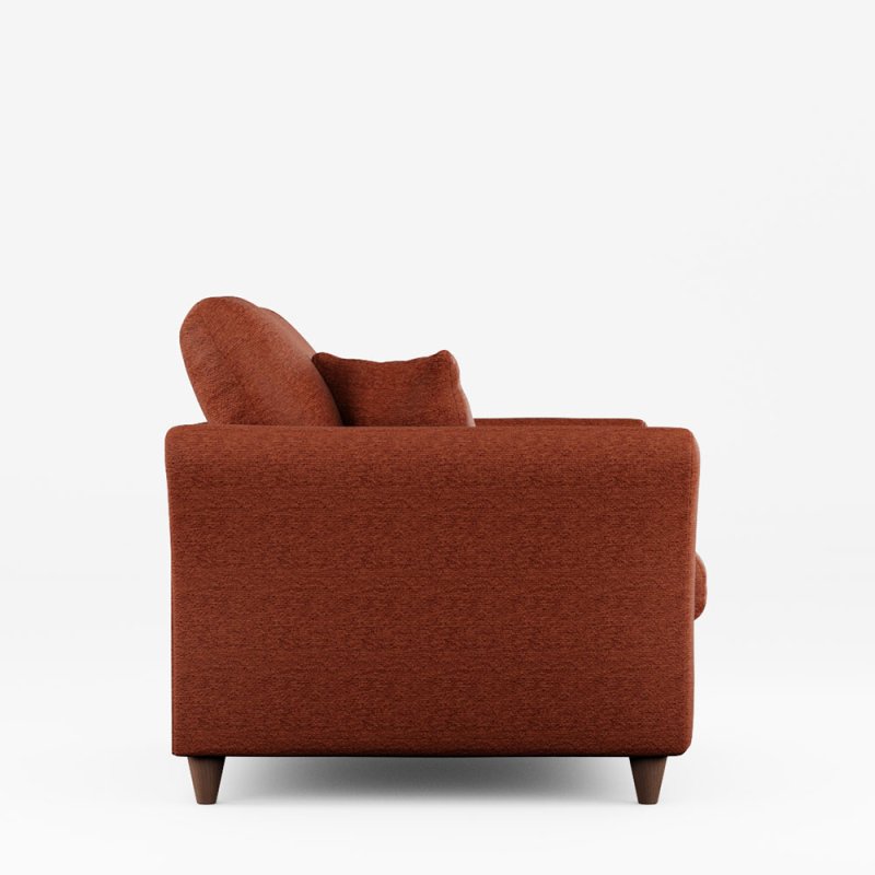 Alpine Snuggler Fabric Mikah Maple With Country Oak Leg Side View