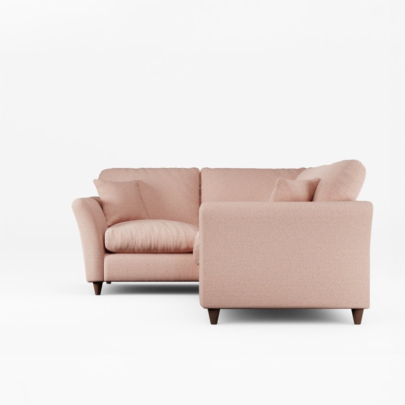 Alpine 4 Seater Corner Sofa Fabric Minco Clay With Burnished Beech Leg Alternative View