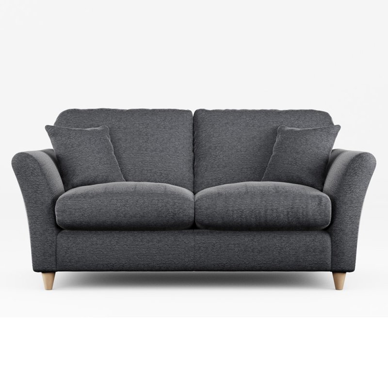Alpine 2 Seater Sofa Fabric Mikal Cosmos With Country Oak Leg