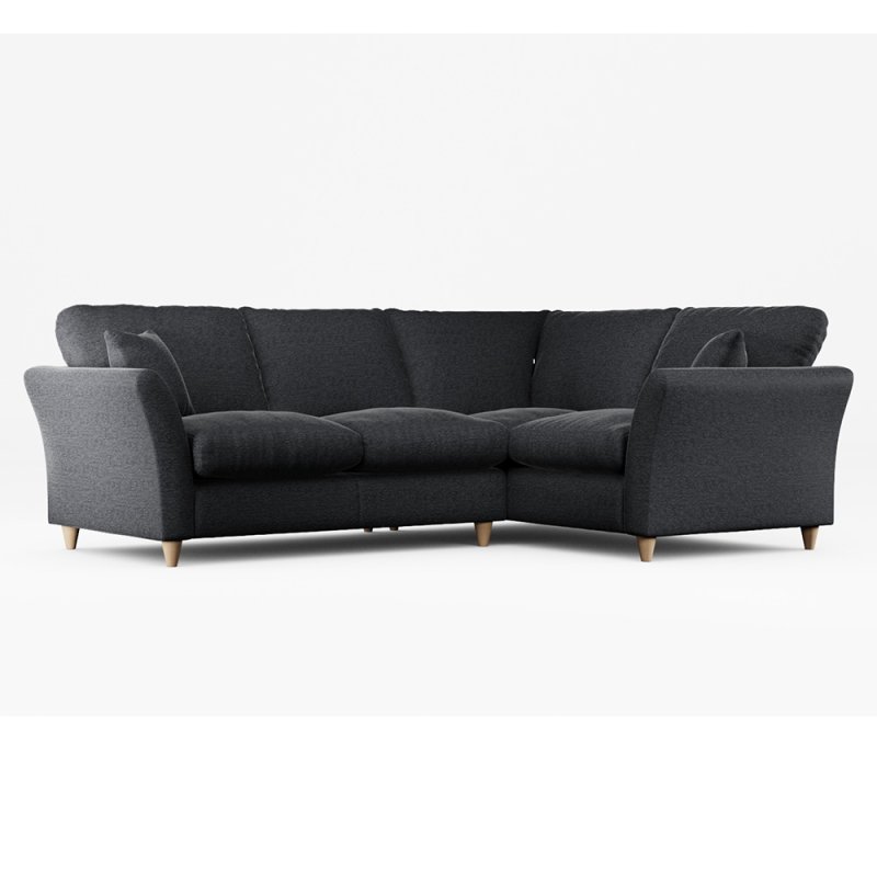 Alpine 4 Seater Corner Sofa Fabric Mikal Cosmos With Country Oak Leg Alternative View