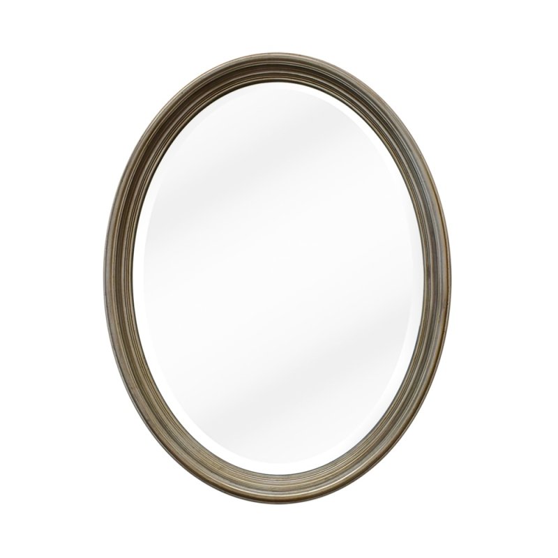 Mindy Brownes Luca Oval Mirror Chrome