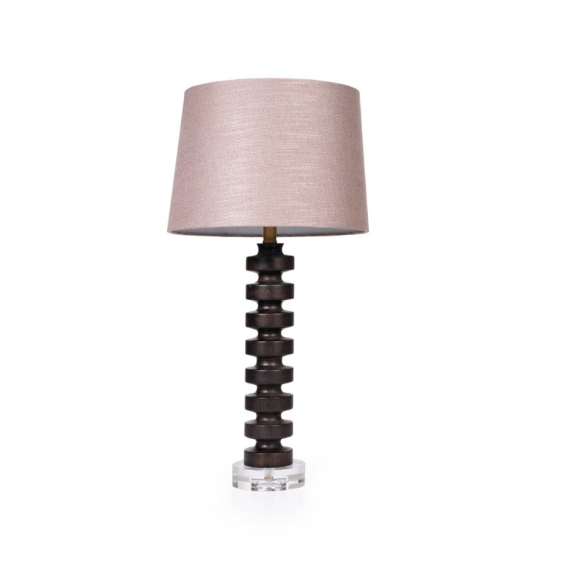 Mindy Brownes Caleb Table Lamp Black Base With Taupe Shade