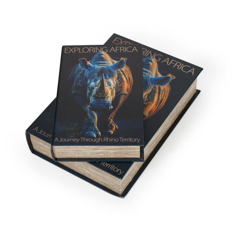 Mindy Brownes Africa Decorative Book Box (Set Of 2)