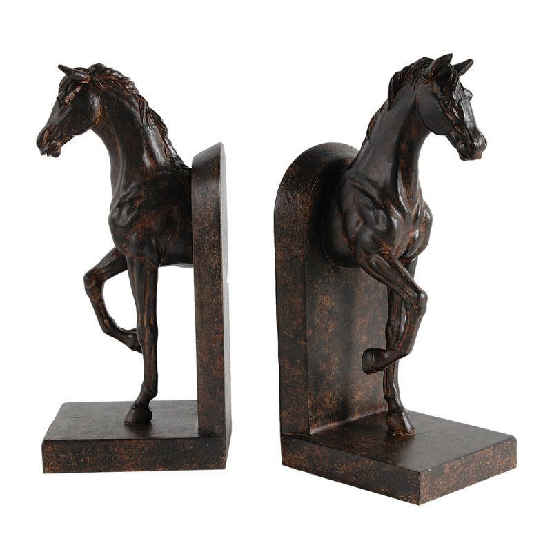Mindy Brownes Horse Bookends Dark Brown