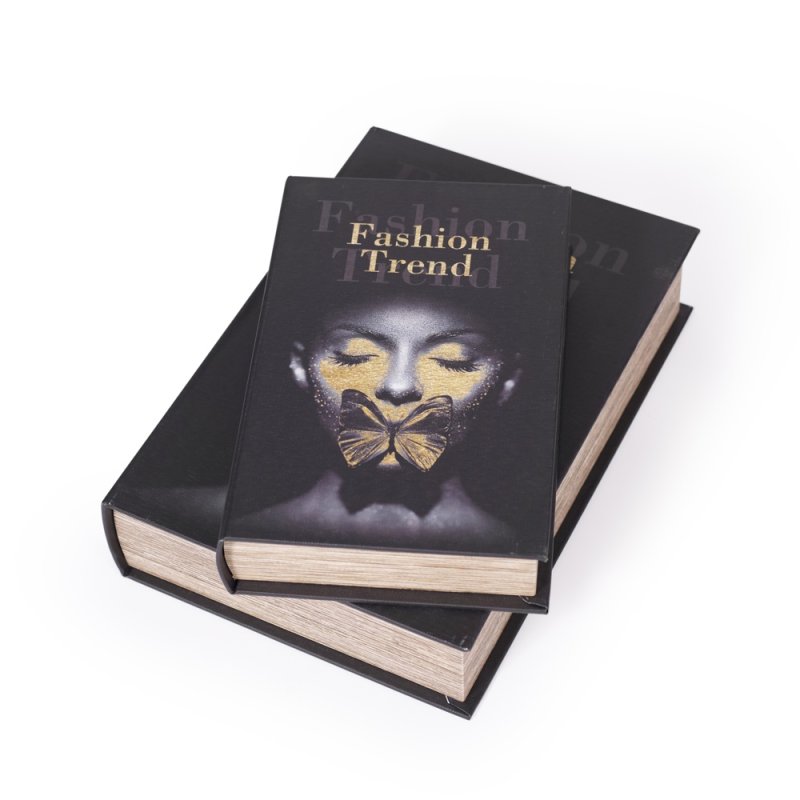 Mindy Brownes Fashion Decorative Book Box (Set Of 2)